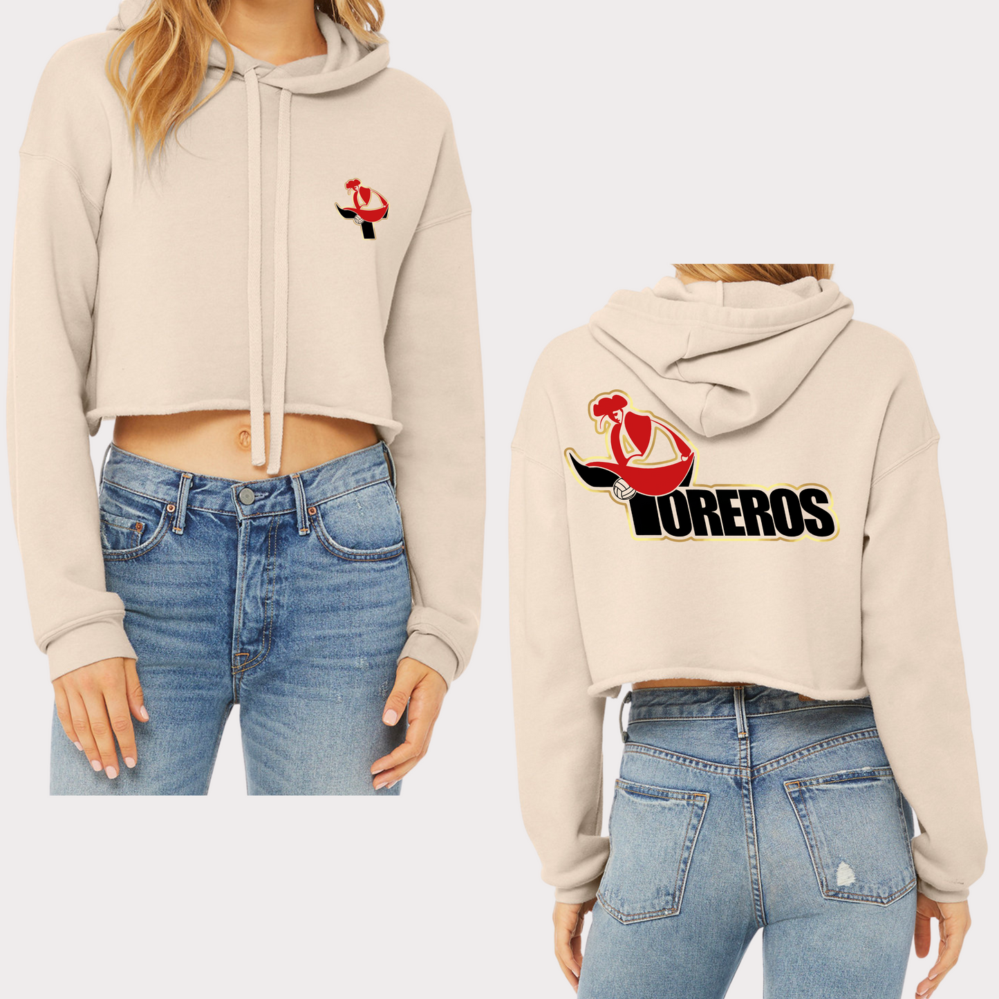 Toreros Year Round Basic Unisex Cropped Pullover Hoodie