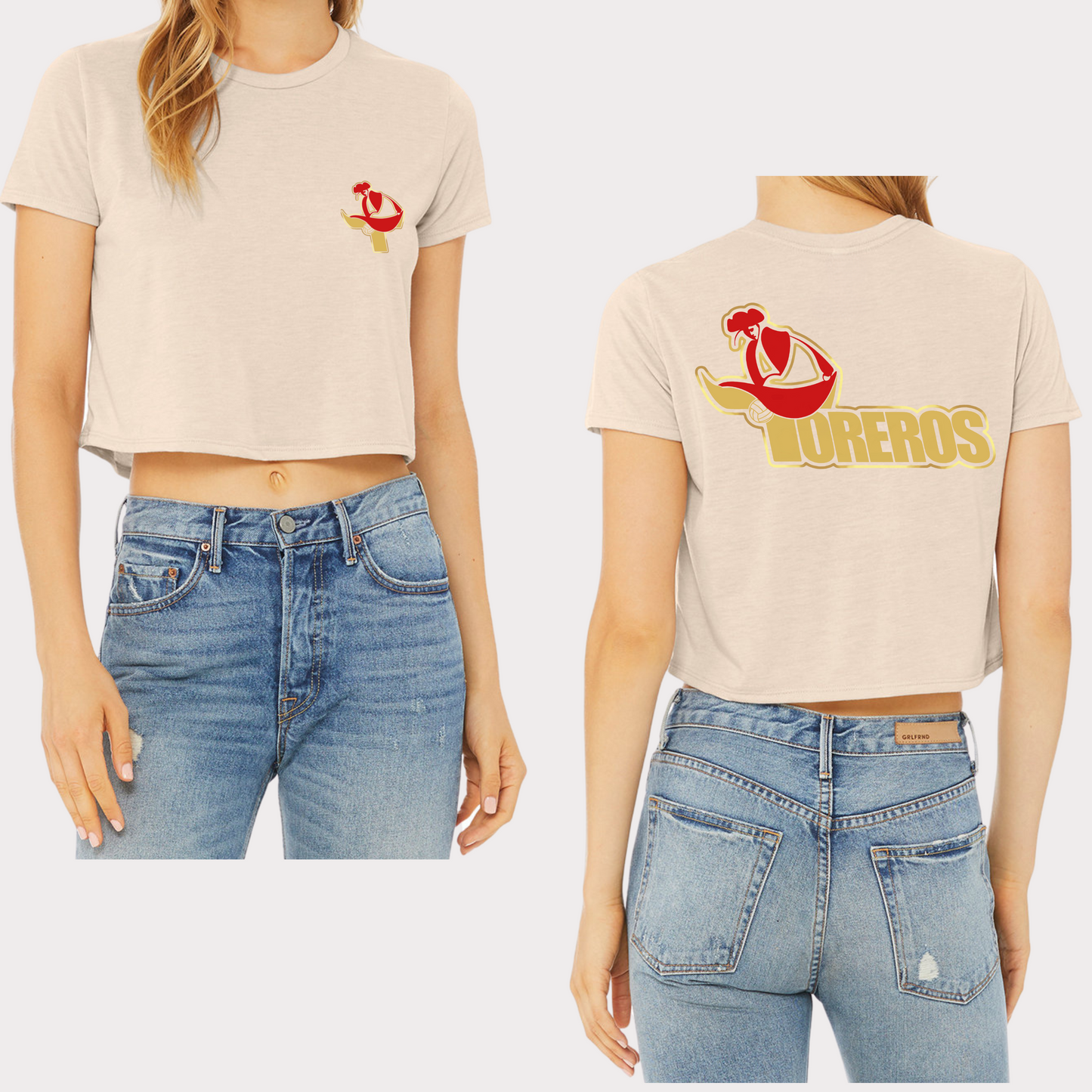 Toreros Year Round Basic Unisex Cropped T-shirt