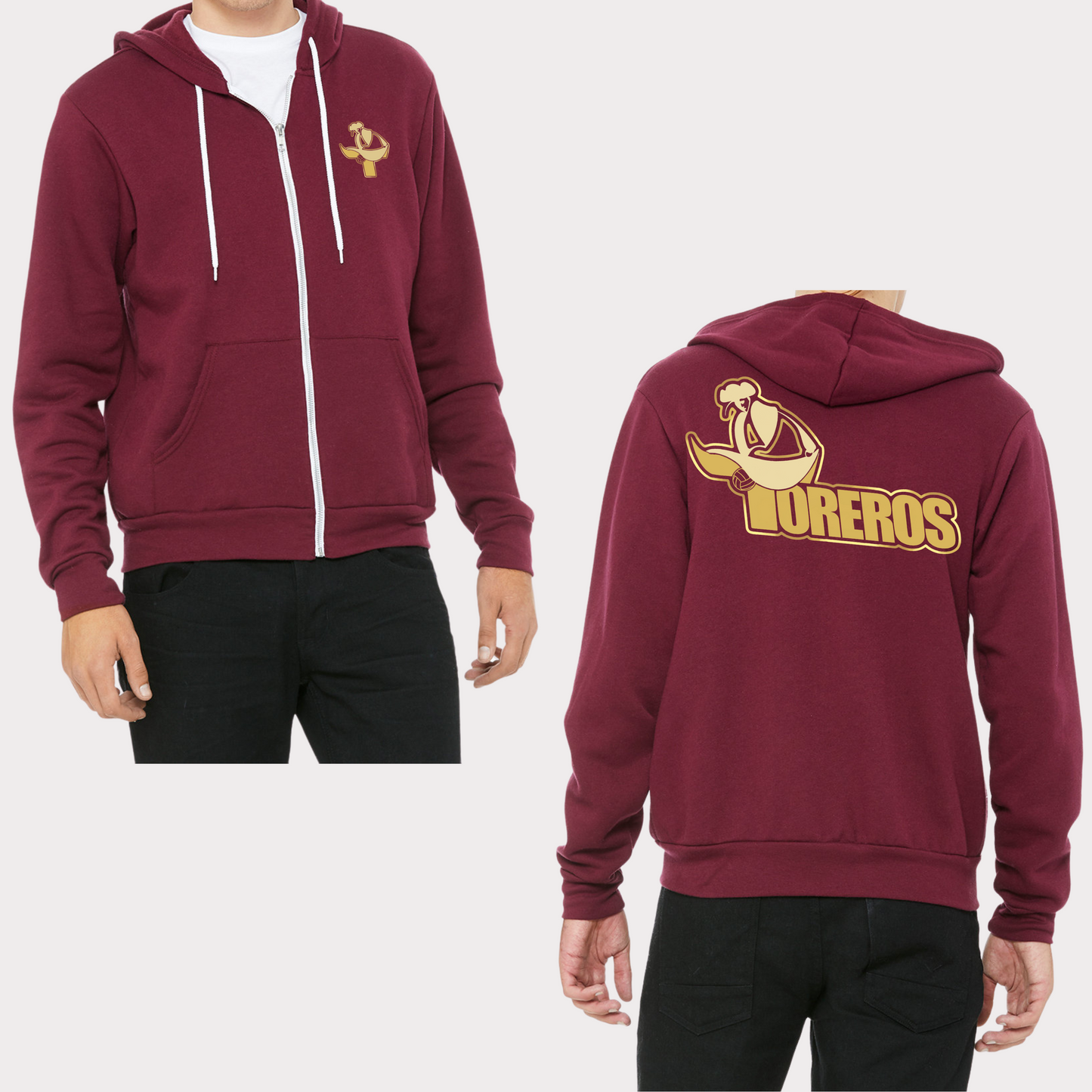Toreros Fall & Winter Unisex Full Zip Hoodie