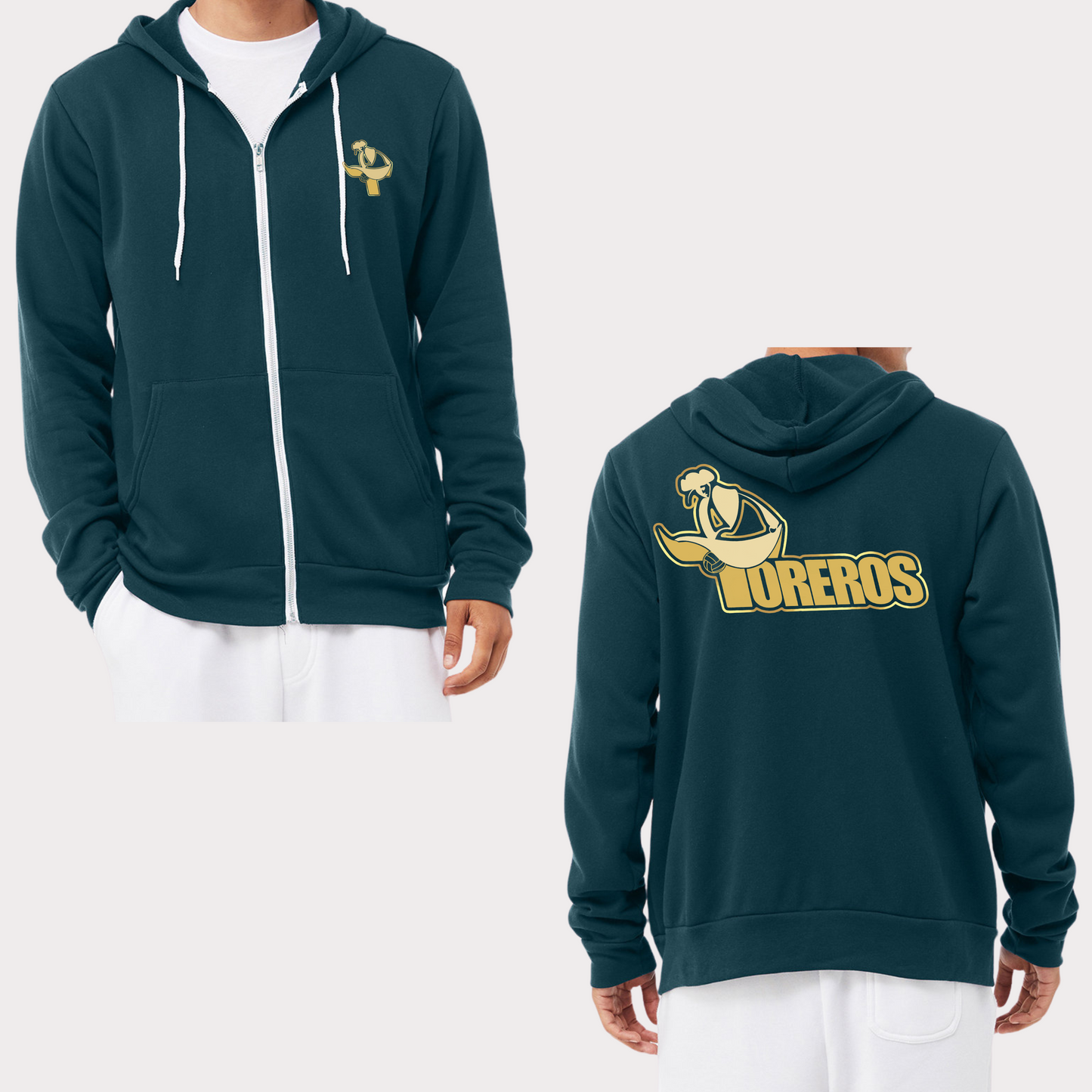 Toreros Fall & Winter Unisex Full Zip Hoodie