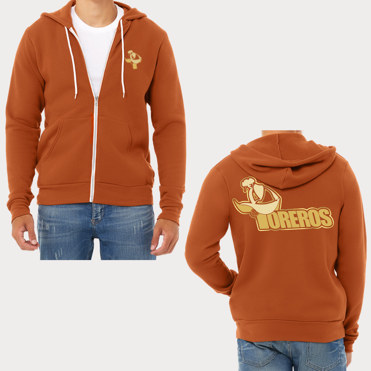 Toreros Fall & Winter Unisex Full Zip Hoodie